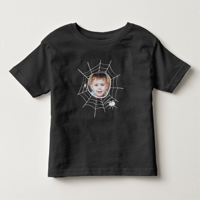 T-shirt Pour Les Tous Petits Photo personnalisée Spider web spiderweb déplaisan (Devant)