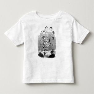 T-shirt Pour Les Tous Petits Physicien jonglant avec les planètes