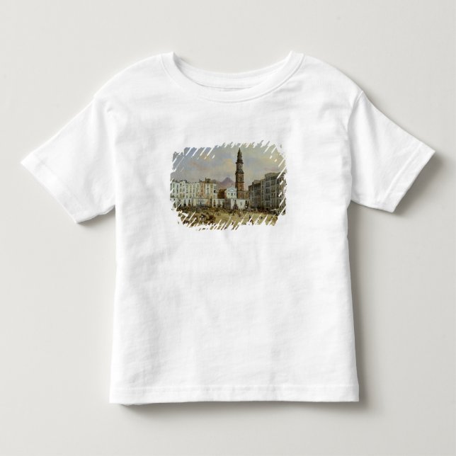 T-shirt Pour Les Tous Petits Piazza Mazaniello, Naples (Devant)
