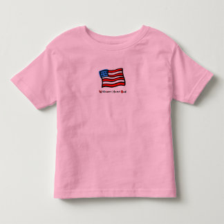 T-shirt Pour Les Tous Petits Pièce en t à la maison bienvenue de papa (aussi
