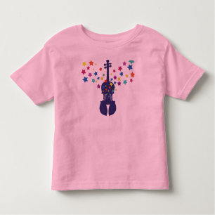 T-shirt Pour Les Tous Petits Pièce en t de Cadeau-Enfant en bas âge de violon