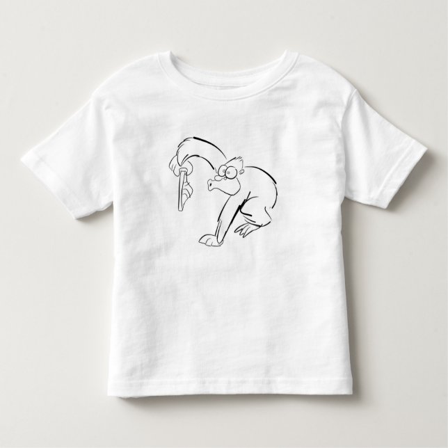 T-shirt Pour Les Tous Petits Pièce en t de gorille (Devant)