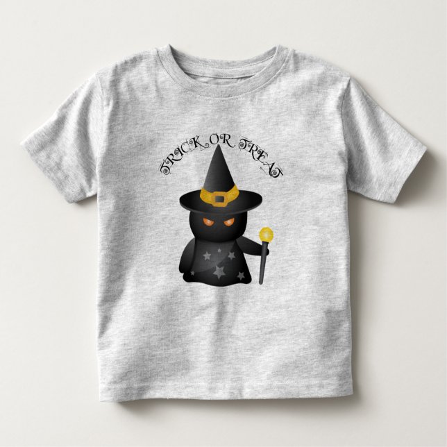 T-shirt Pour Les Tous Petits Pièce en t de Halloween de sorcière (Devant)