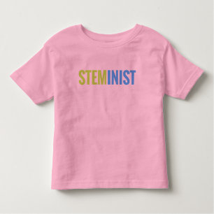 T-shirt Pour Les Tous Petits Pièce en t de la sonnerie des filles de STEMinist