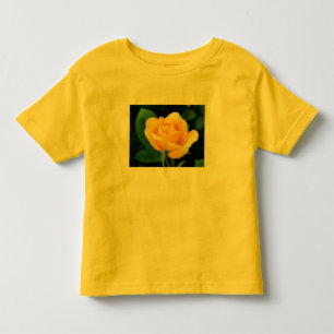 T-shirt Pour Les Tous Petits Pièce en t de rose jaune