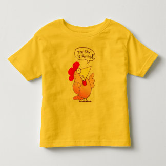 T-shirt Pour Les Tous Petits Pièce en t mignonne de bande dessinée de poulet de