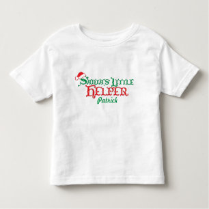 T-shirt Pour Les Tous Petits Pièce en t verte rouge de petit de l'aide de Père