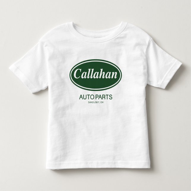 T-shirt Pour Les Tous Petits Pièces d'automobile Callahan (Devant)