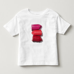 T-shirt Pour Les Tous Petits Pile de rouge à lèvres cassé