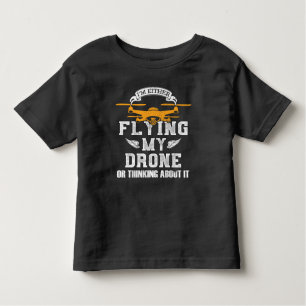 T-shirt Pour Les Tous Petits Pilote de drone multirotor Quadcopter volant mon d
