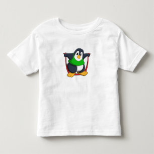 T-shirt Pour Les Tous Petits Pingouin à l'état de santé avec corde à sauter.PNG
