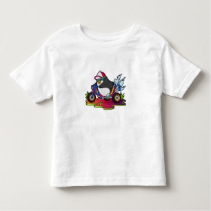 T-shirt Pour Les Tous Petits Pingouin as Biker