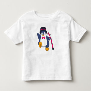 T-shirt Pour Les Tous Petits Pingouin en Groom avec Cravate