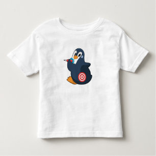 T-shirt Pour Les Tous Petits Pingouin fléchettes fléchettes