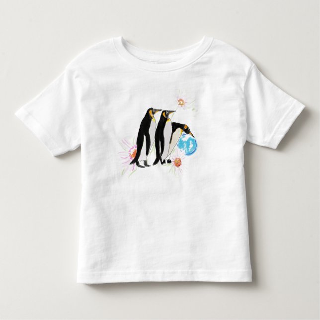T-shirt Pour Les Tous Petits Pinguine (Devant)