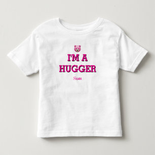 T-shirt Pour Les Tous Petits Pink Bear Je suis une grande fille en bas âge T-sh
