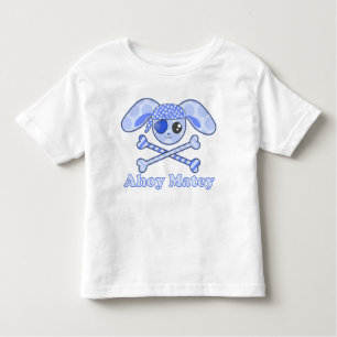 T-shirt Pour Les Tous Petits Pirate Blue Kawaii Bunny