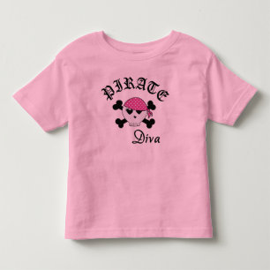 T-shirt Pour Les Tous Petits Pirate Diva