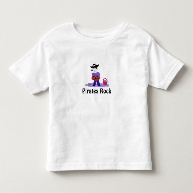 T-shirt Pour Les Tous Petits Pirates Rock (Devant)