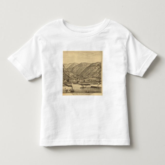 T-shirt Pour Les Tous Petits Pittsburgh, Pennsylvanie (Devant)