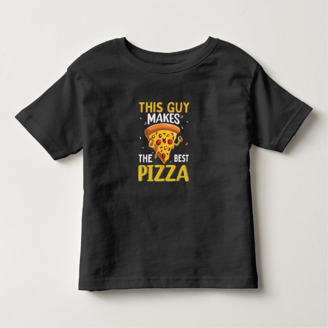 T-shirt Pour Les Tous Petits Pizza pour enfants (Devant)