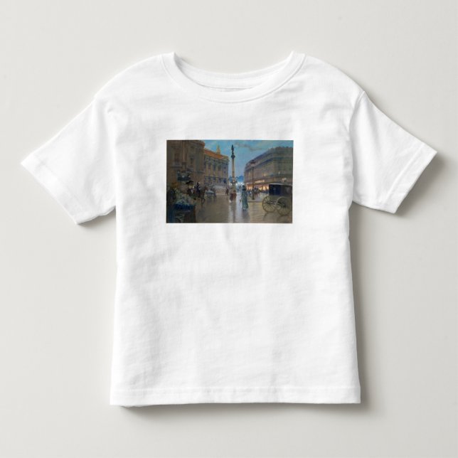 T-shirt Pour Les Tous Petits Place de L'Opera, Paris (Devant)
