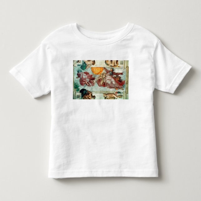 T-shirt Pour Les Tous Petits Plafond 3 de chapelle de Sistine (Devant)