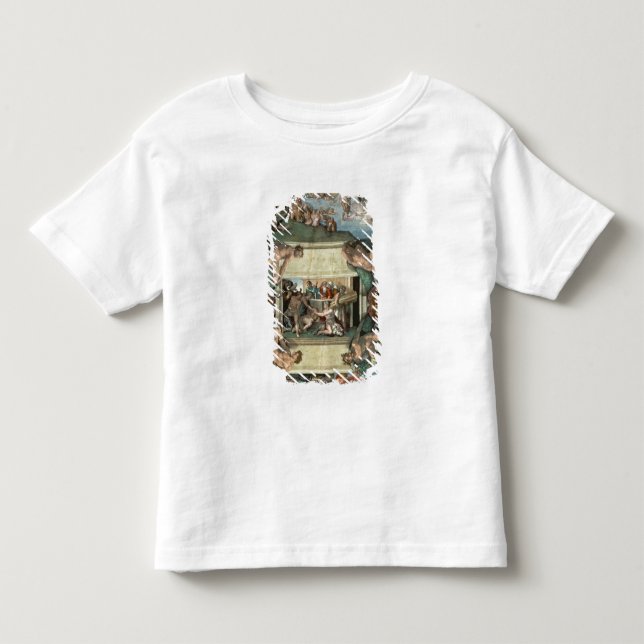 T-shirt Pour Les Tous Petits Plafond de chapelle de Sistine (Devant)
