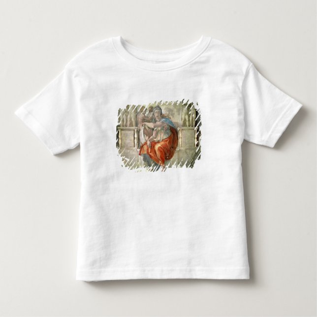 T-shirt Pour Les Tous Petits Plafond de chapelle de Sistine : Sibylle Delphic (Devant)