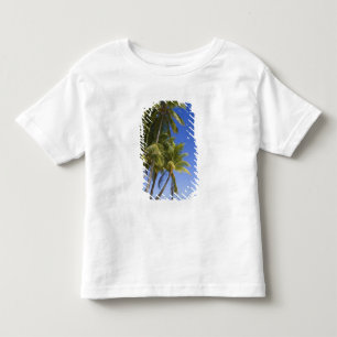 T-shirt Pour Les Tous Petits Plage bordée de palmiers Cook Islands 3