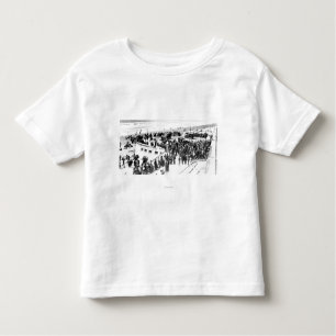 T-shirt Pour Les Tous Petits Plage de bord de la mer et photographie 2 de