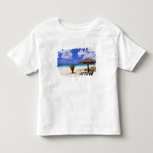 T-shirt Pour Les Tous Petits Plage de Coco Point, Barbuda, Antigua (Devant)