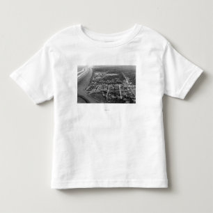 T-shirt Pour Les Tous Petits Plage Pacifique, WA - photographie de vue aérienn