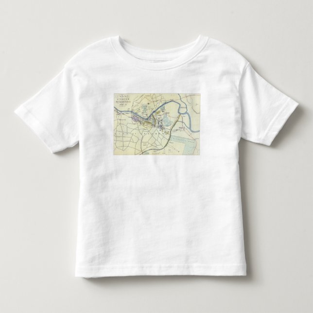 T-shirt Pour Les Tous Petits Plan de Lucknow montrant des opérations (Devant)