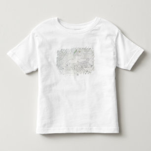 T-shirt Pour Les Tous Petits Plan de Sydney avec Pyrmont, Nouvelle-Galles du
