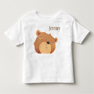 T-shirt Pour Les Tous Petits Plan rapproché de grand ours Brown