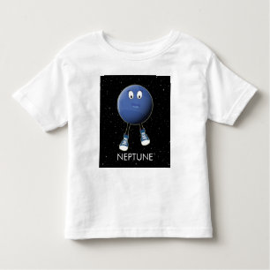 T-shirt Pour Les Tous Petits Planète Neptune & Stars