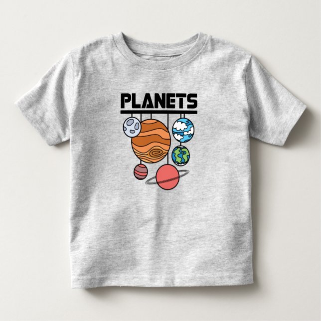 T-shirt Pour Les Tous Petits Planètes mûres (Devant)