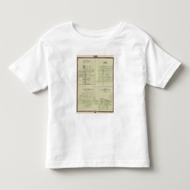 T-shirt Pour Les Tous Petits Plans de DeWitt, Tipton (Devant)