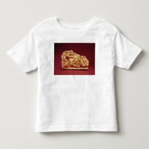 T-shirt Pour Les Tous Petits Plaque dépeignant un griffon attaquant un cheval