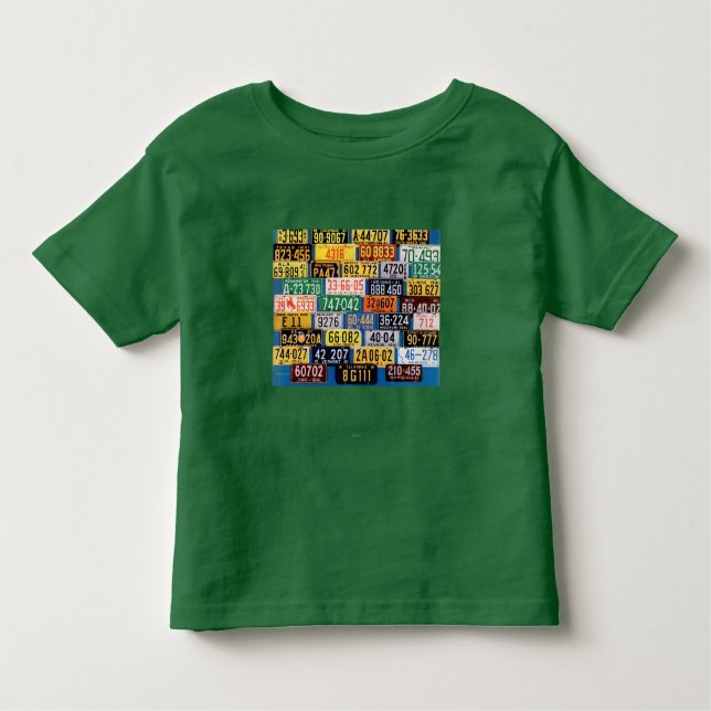 T-shirt Pour Les Tous Petits Plaques de licence par H. Wilson Smith (Devant)
