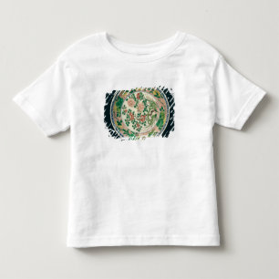 T-shirt Pour Les Tous Petits Plat avec la décoration de verte de famille