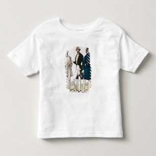T-shirt Pour Les Tous Petits Plat de mode dépeignant l'habillement masculin