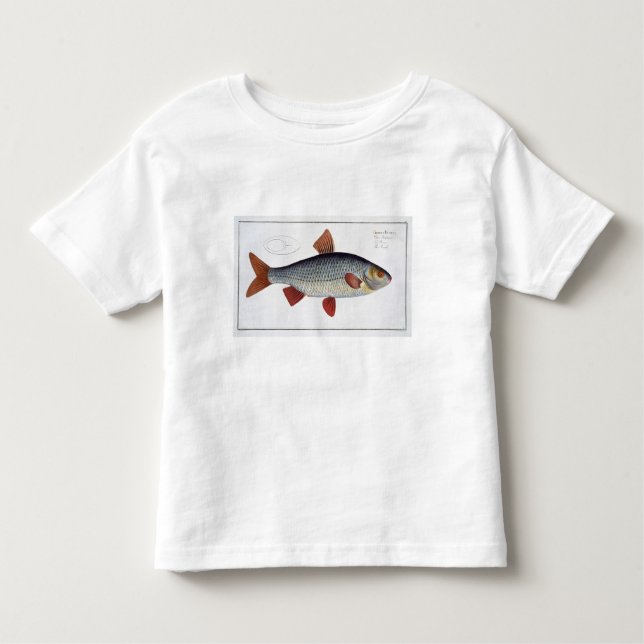 T-shirt Pour Les Tous Petits Plat II de gardon (Cyprinus Rutilis) de (Devant)