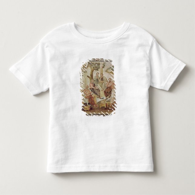 T-shirt Pour Les Tous Petits Platon conversant avec ses élèves (Devant)