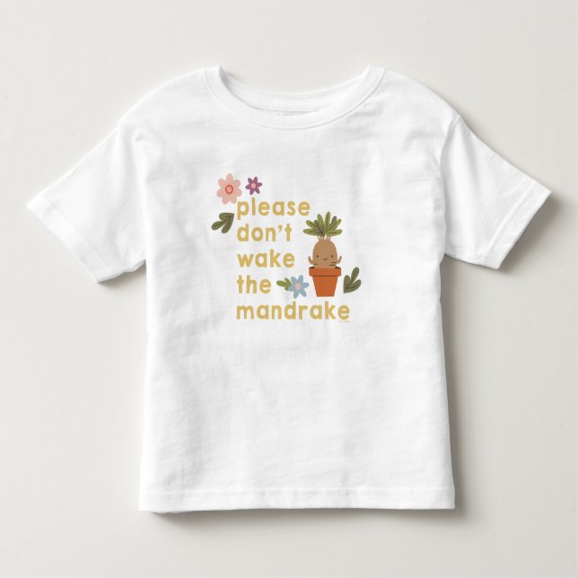 T-shirt Pour Les Tous Petits Please Don't Wake The Mandrake (Devant)