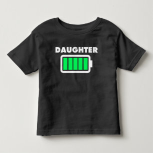 T-shirt Pour Les Tous Petits Pleine chemise de batterie de fille