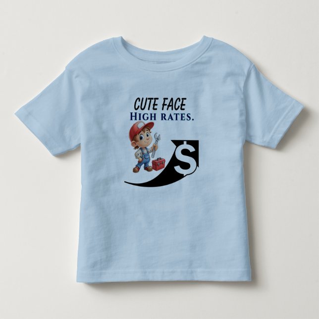 T-shirt Pour Les Tous Petits Plombier (Devant)