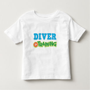 T-shirt Pour Les Tous Petits Plongeur dans la formation (avenir)