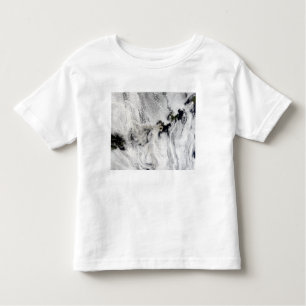 T-shirt Pour Les Tous Petits Plume du volcan Okmok, îles Aléoutiennes